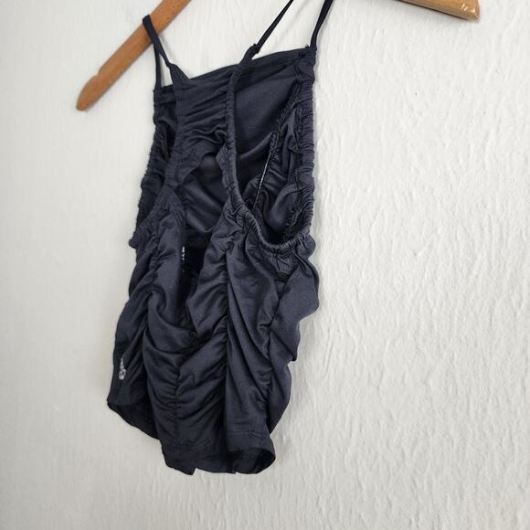 NEW Free People FP Movement Shirr Enough Cami Tank Top Black - Picture 12 of 14